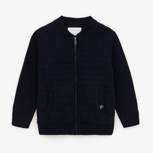 Zara padded knit jacket/ sweater